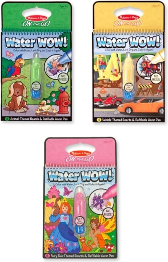 Melissa & Doug Water WOW! coloriages à l’eau, assortiment - 1 pièce