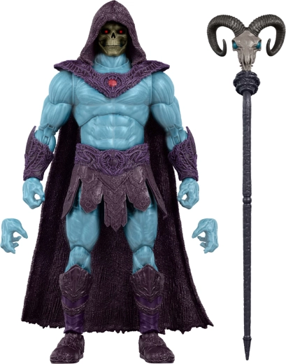 Look iconique de Skeletor et détails riches