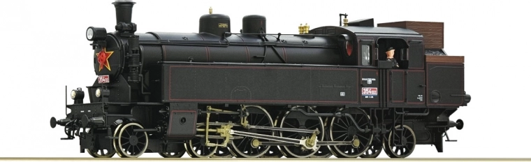 Locomotive à vapeur ČSD série 354.1 à l’échelle H0 par Roco
