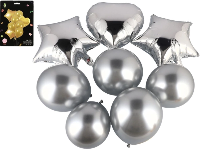 Ensemble de ballons gonflables avec cœur - 8 pièces
