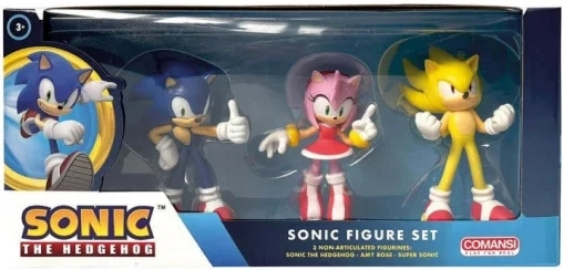 Coffret cadeau Comansi de figurines Sonic (3 pcs)