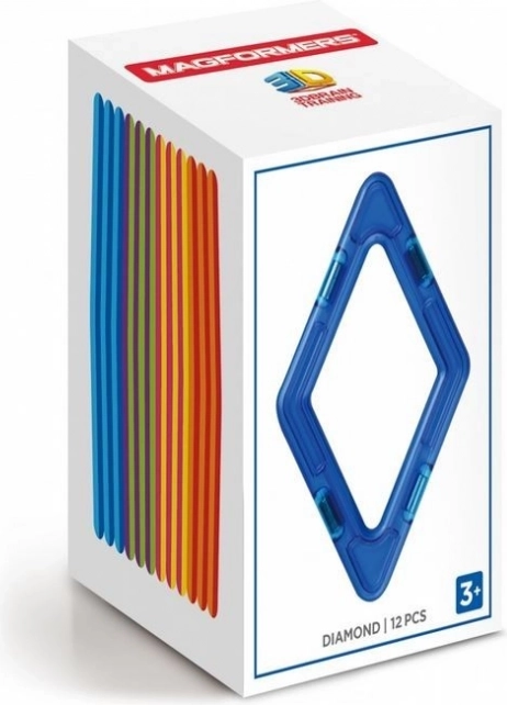 MAGFORMERS ensemble de losanges 12 pièces