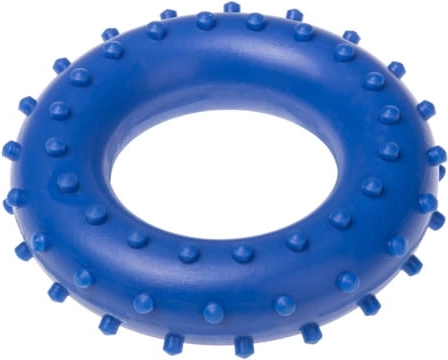 Anneau de massage de rééducation avec picots 7,2 cm bleu
