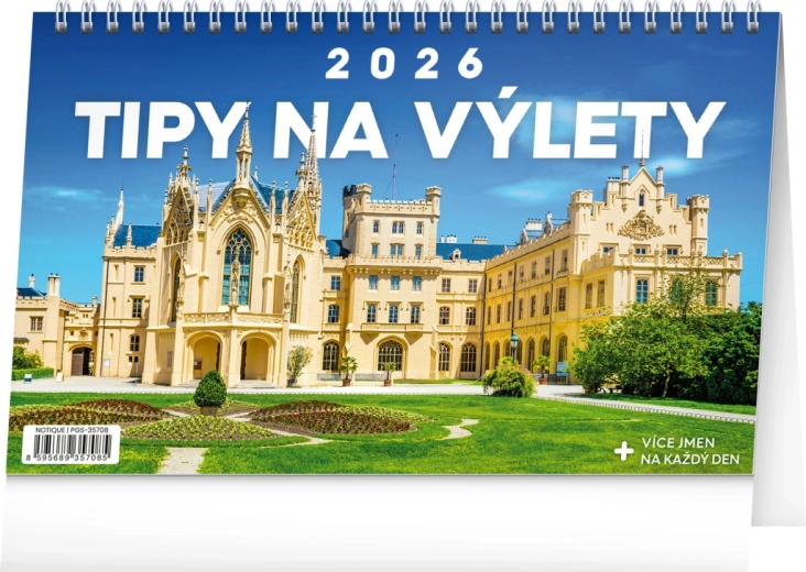 Calendrier de bureau Conseils d’excursions 2026