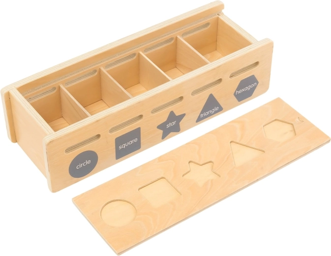Boîte en bois pratique avec compartiments