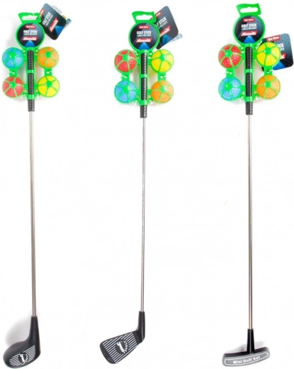 Set de golf pour enfants – club et balles (assortiment de couleurs)