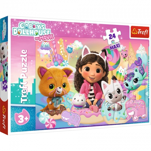 Puzzle 24 maxi – monde des chats de GABBY TREFL