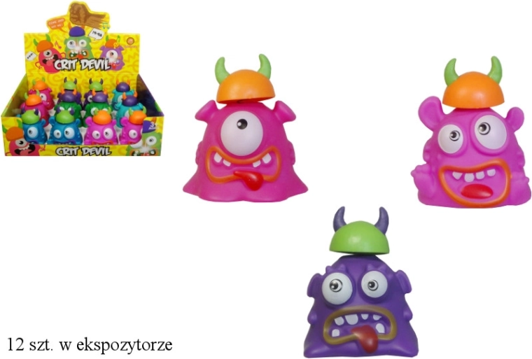Figurine monstre criarde avec lumière et sons