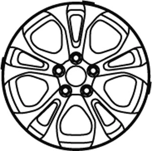 Enjoliveurs de roue pour véhicule enfant Volvo C30 (2 pcs) JAMARA