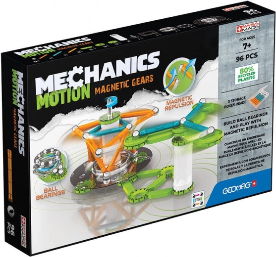 mechanics motion magnetic gears 96 pièces geomag jeu de construction magnétique
