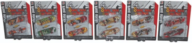 Sparkys skatepark – set de 2 fingerboards avec accessoires