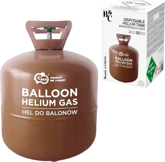 Bouteille d’hélium XXL pour gonfler jusqu’à 90 ballons