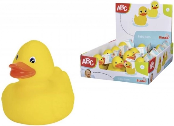 Canard en caoutchouc pour le bain