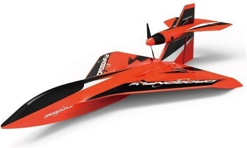 Modèle d'avion Dragonfly V3 pour débutants et intermédiaires – Blanc-Rouge
