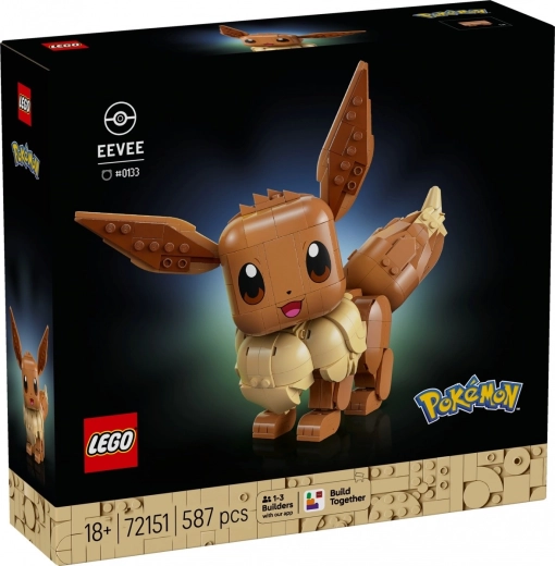 Set de construction LEGO Pokémon Évoli pour adultes
