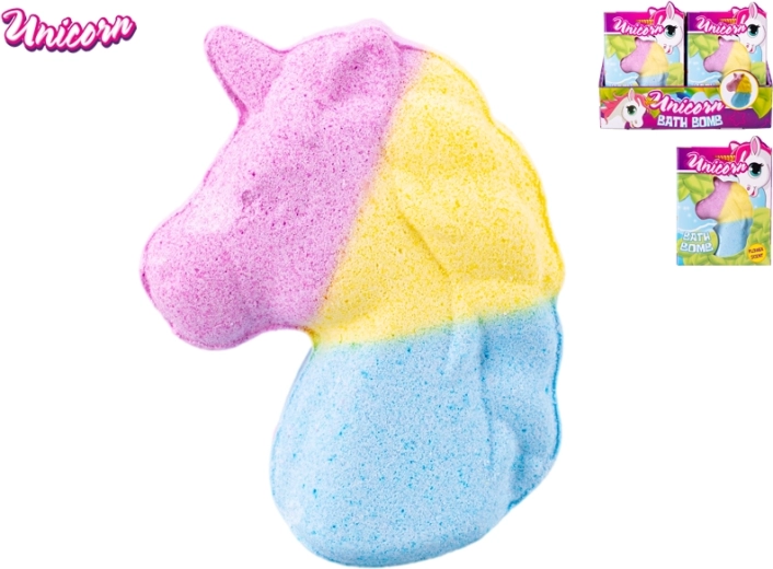 Bombe de bain effervescente Licorne