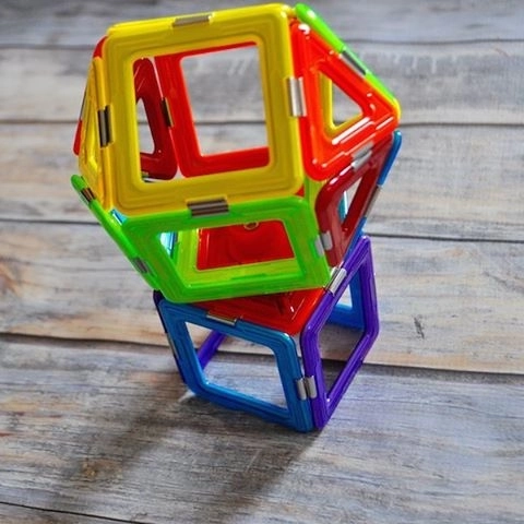 GeoSmart kit de construction magnétique éducatif - 100 pièces