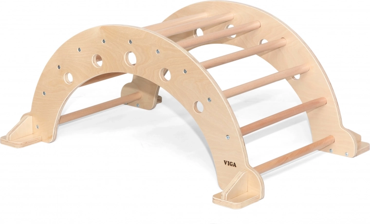Arc à bascule Montessori en bois VIGA
