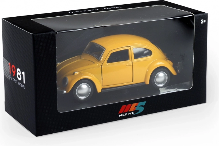 Voiture miniature en métal 1:36 à rétrofriction, portes ouvrantes (11 cm)