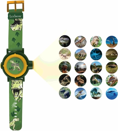 20 images de dinosaures projetées