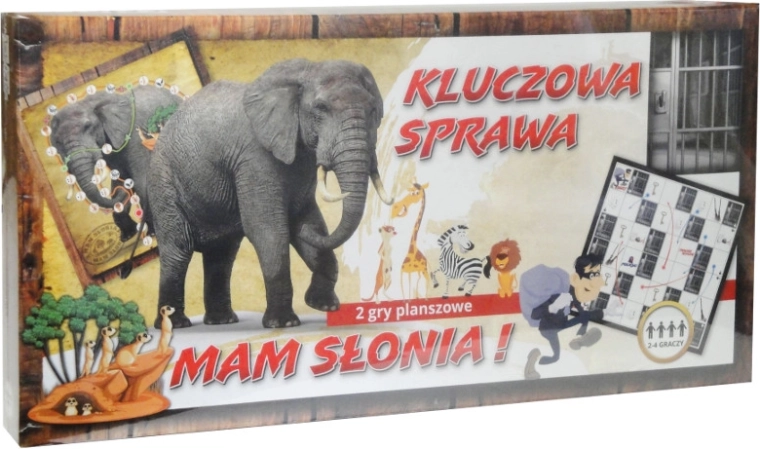 Deux jeux de société familiaux : Affaire clé et J’ai un éléphant