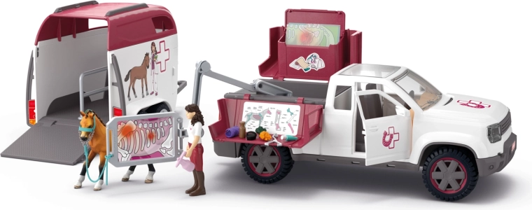 Schleich Horse Club – vétérinaire mobile avec remorque