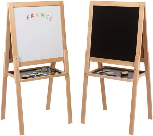 Jeujura tableau multifonction en bois 54 × 54 cm