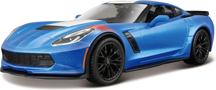 Maisto Corvette Grand Sport 2017 modèle 1:24 bleu métallisé