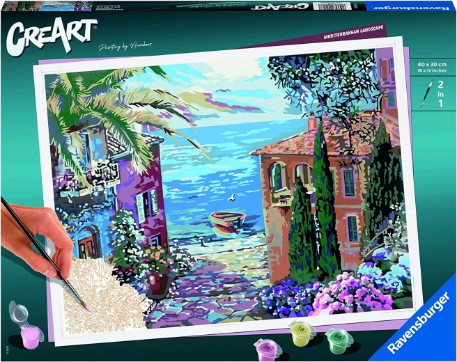 CreArt série premium B : paysage méditerranéen