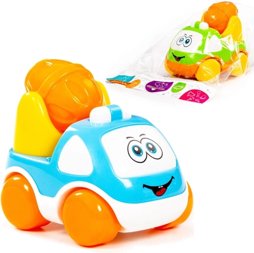 Bétonnière pour enfants – petite voiture en plastique pour petits bâtisseurs