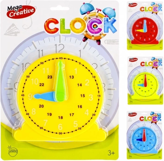 Horloge éducative MEGA CREATIVE pour enfants 3+