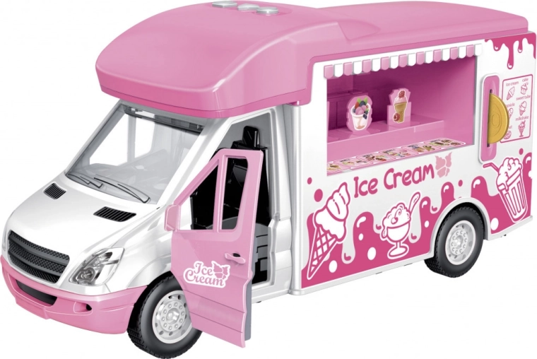 Camion de glacier rose 1:14