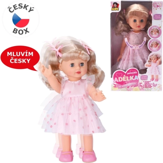Poupée interactive marcheuse Adélka 33 cm