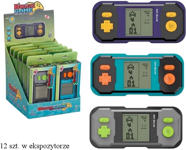 Console de jeu électronique portable avec écran LCD – 26 jeux