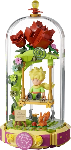 Scène magique sous couvercle transparent