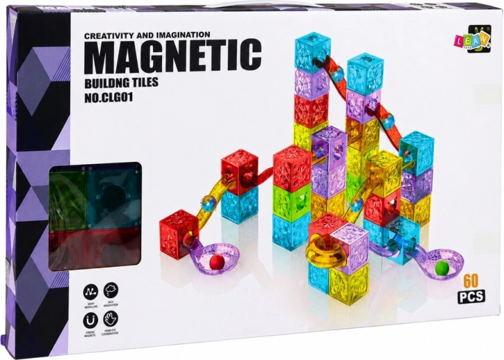 Pièces transparentes et colorées pour un jeu attrayant
