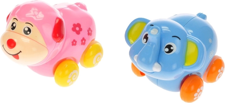 Mécanisme à inertie pour un jeu « push-and-go » facile