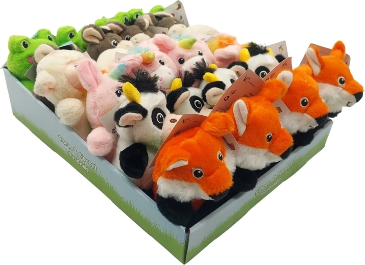 Peluches d’animaux de la forêt et de la ferme 15 cm (6 types)
