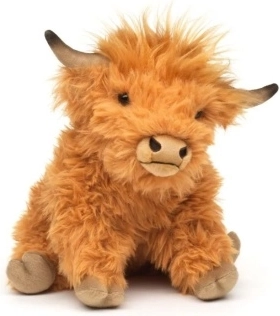 Peluche vachette (Highland) éco-responsable 20 cm - 1 pièce