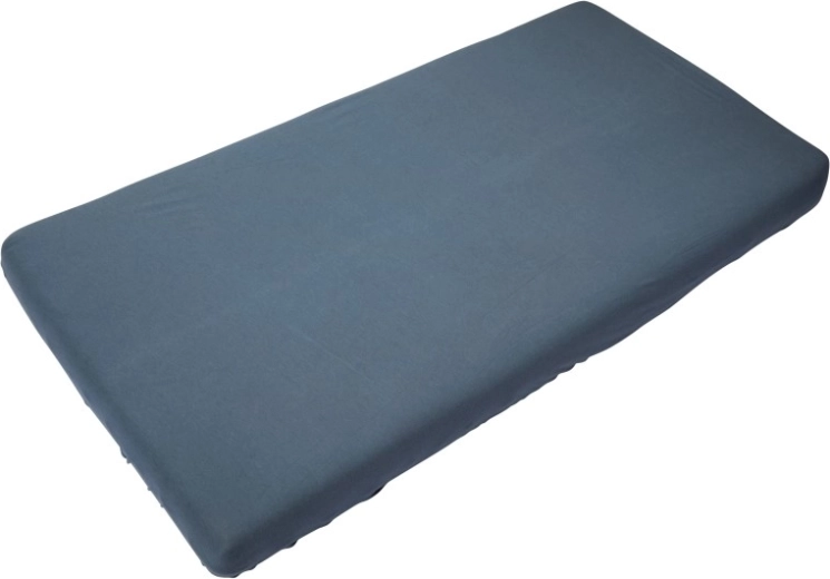 Drap-housse en bambou Timboo 60 x 120 cm marin