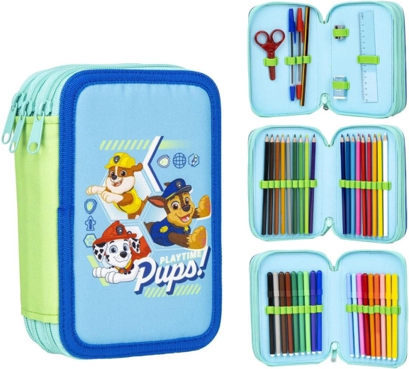 Trousse équipée à trois compartiments Pat’ Patrouille