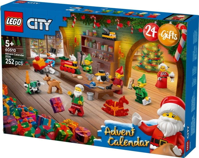 Tapis de jeu dépliant avec l’atelier du Père Noël
