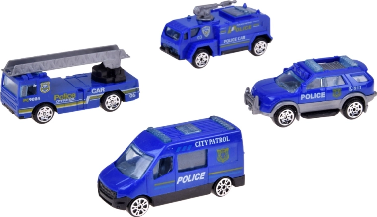 Quatre voitures de police pour des jeux d