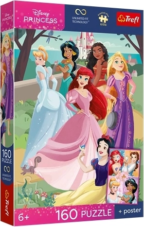 Puzzle Trefl Princesses Disney 160 pièces – Soirée enchanteresse