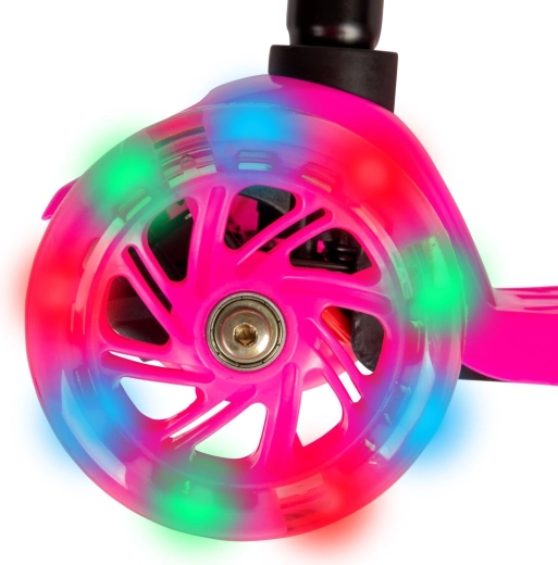 Roulettes LED pour la visibilité et l’amusement