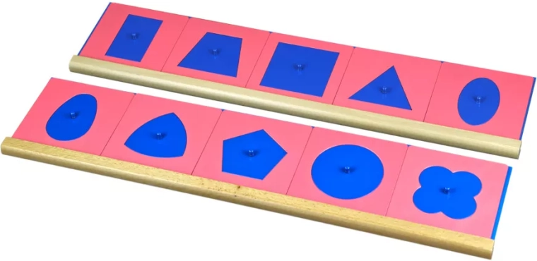 Formes métalliques Montessori Moyo à décalquer
