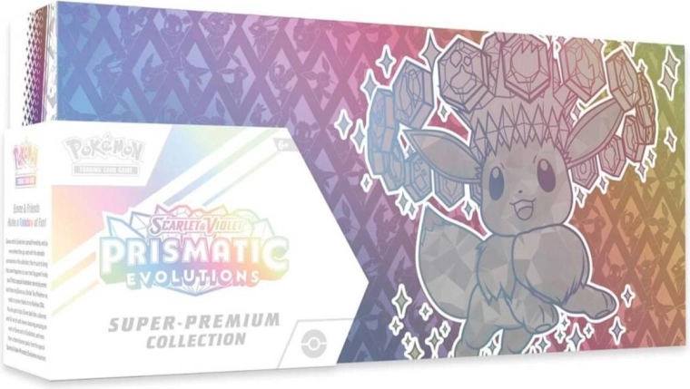 Pokémon TCG: Prismatic Evolutions – collection super premium avec Évoli