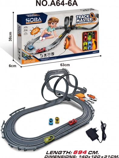 piste de course TRACK MASTER 694 cm