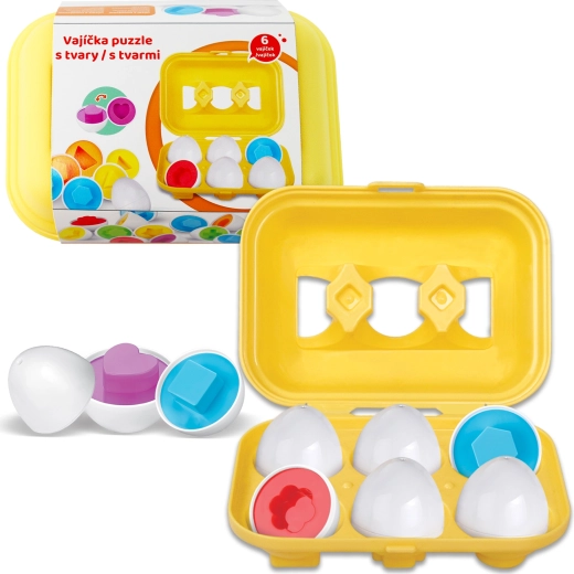 Œufs éducatifs avec formes - 1 pièce