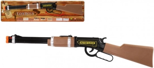 Carabine à répétition en plastique de cow-boy 62 cm avec lumière